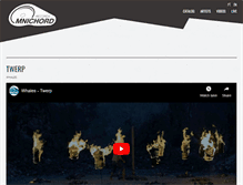 Tablet Screenshot of omnichordrecords.com